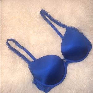 🌻Aerie • Blue Bra with Lace Detailing🌻